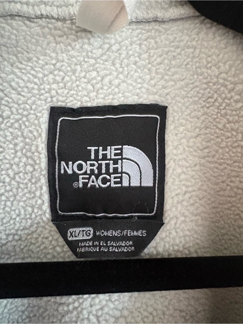 The North Face Light Gray Plaid-Accent Fleece Jacket - Picture 2 of 6
